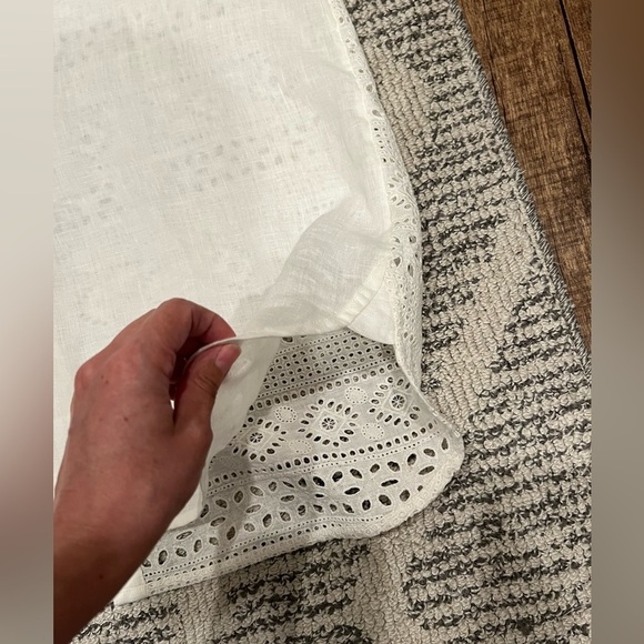 J.Jill Love Linen eyelet button down tunic - Picture 12 of 13